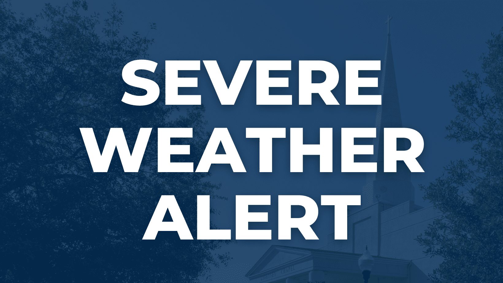 Severe Weather Announcement - CSU Pivots To Online Learning For Tuesday ...